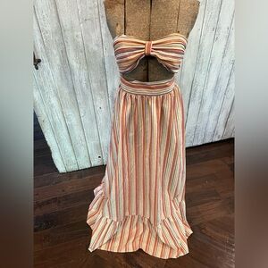 SHEIN Striped Multicolor Skirt